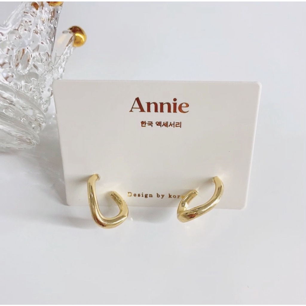 Bông tai mạ vàng phong cách hàn quốc ANNIE - D56