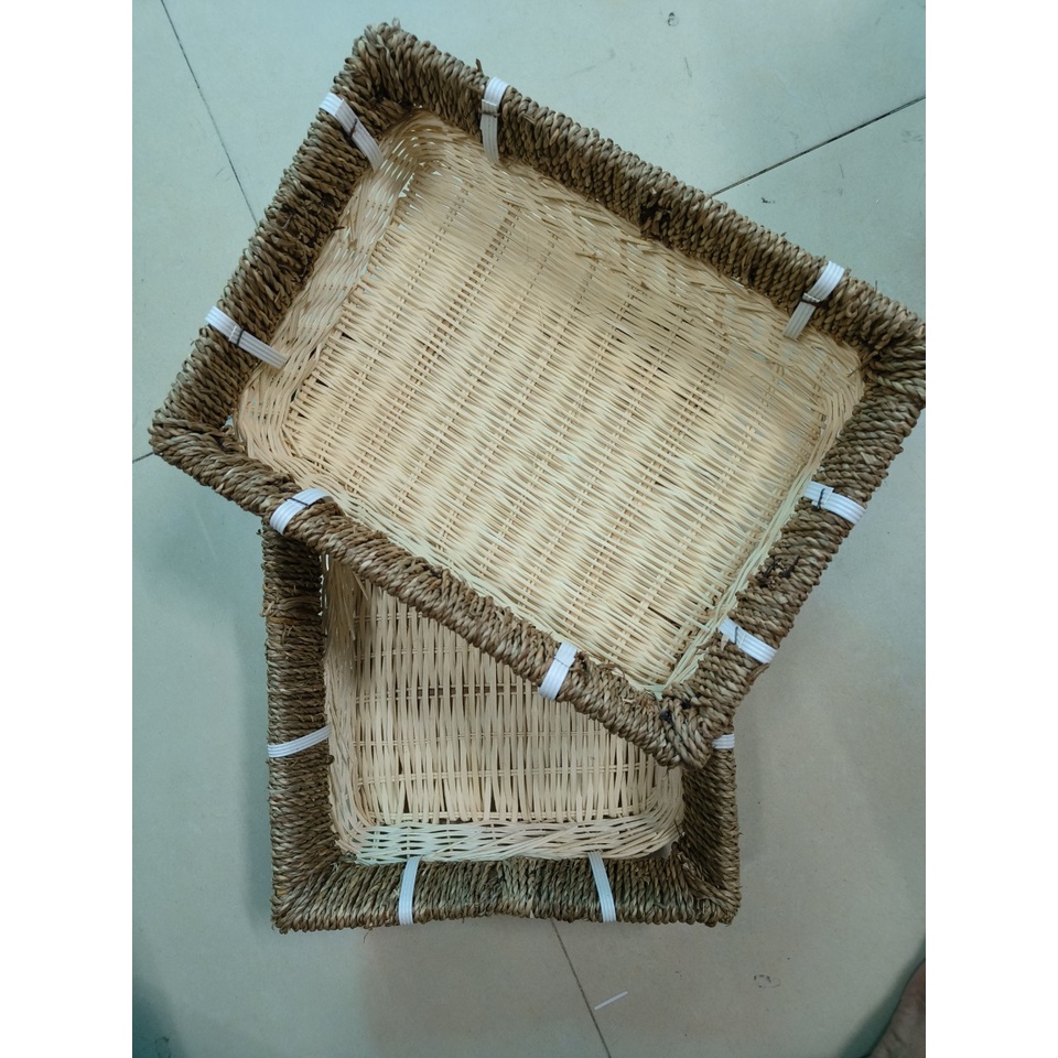 Khay mây gói quà cao cấp