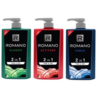 Romano tắm gội 2in1 650g