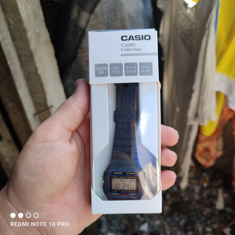 Đồng hồ nam Casio F-91W-1JF xách tay Nhật