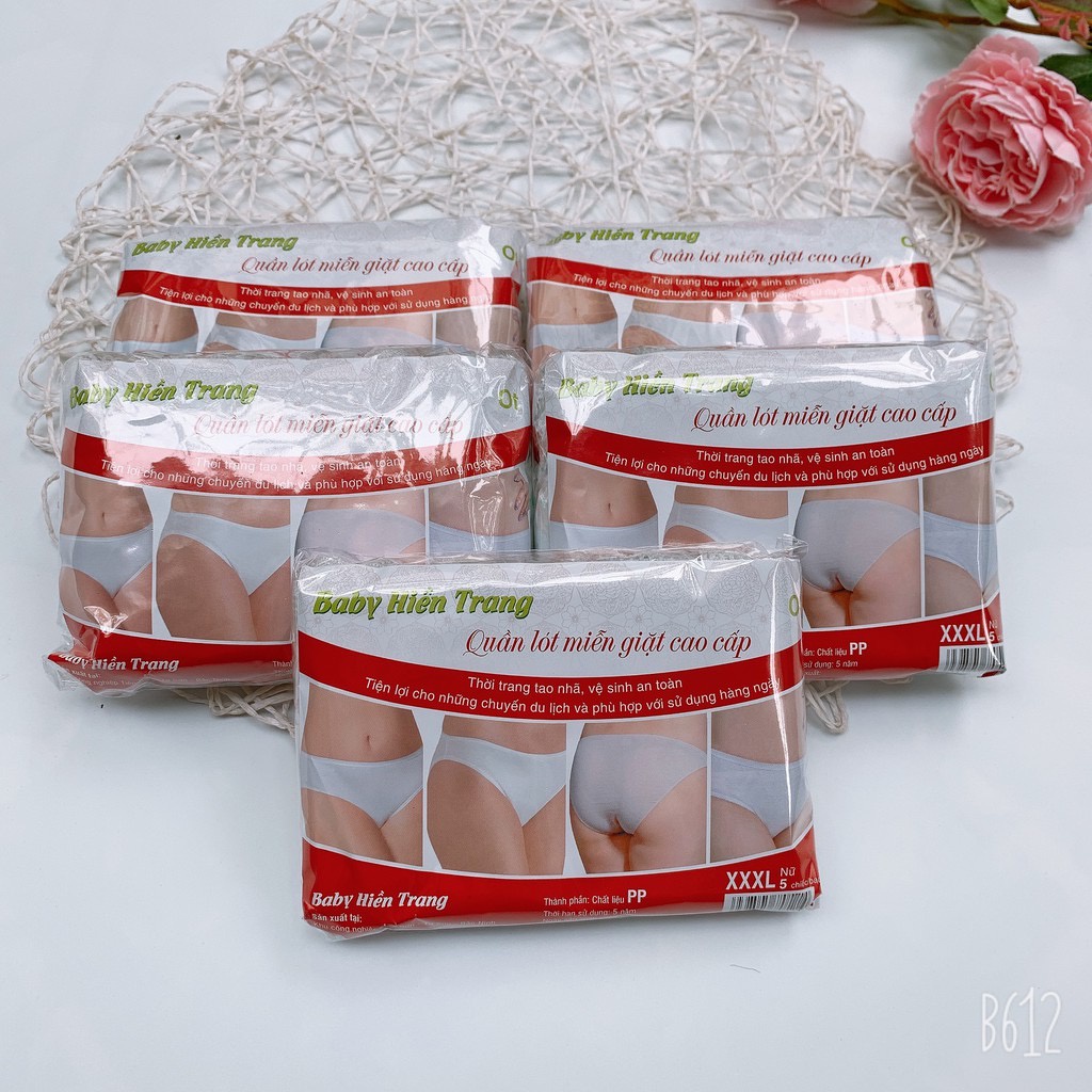 Set 5 quần lót giấy Hiền Trang cao cấp hàng công ty