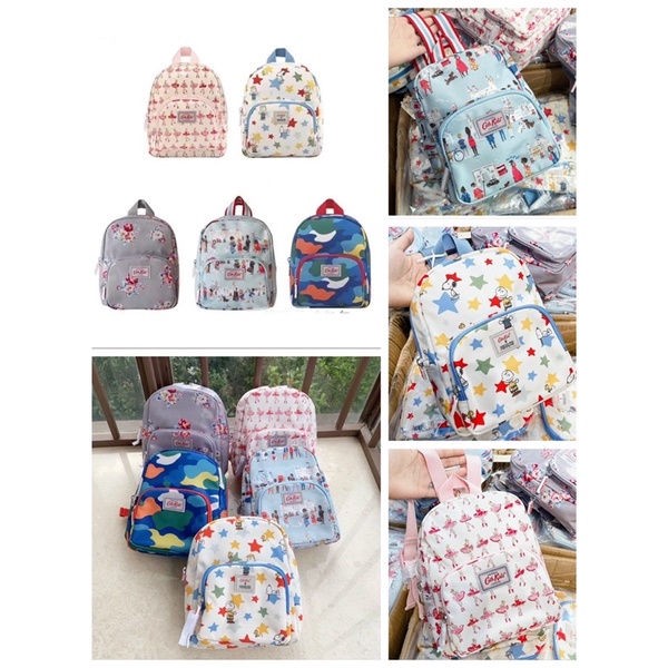TNS-Balo siêu nhẹ   Cath Kizton kids backpack-màu hoạt hình cute-thích hợp bé mẫu giáo