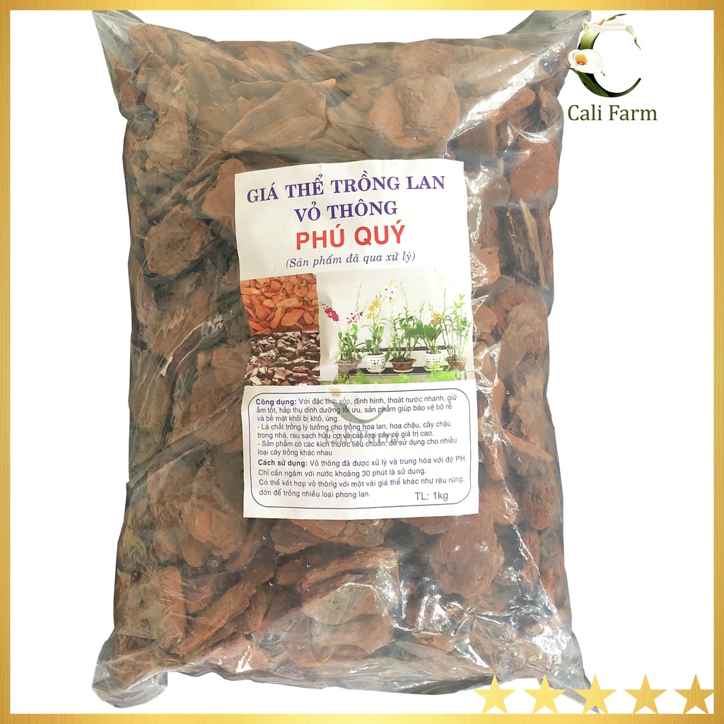 Vỏ Thông Đỏ Phú Quý cao cấp loại 2- 4cm (500g) đã qua xử lí, đã được mài cạnh