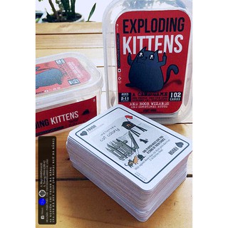 Mèo Nổ Đỏ 102 lá – Exploding Kittens Red ver. (Board Games)