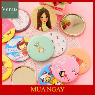 Gương cầm tay mini phong cách Hàn Quốc