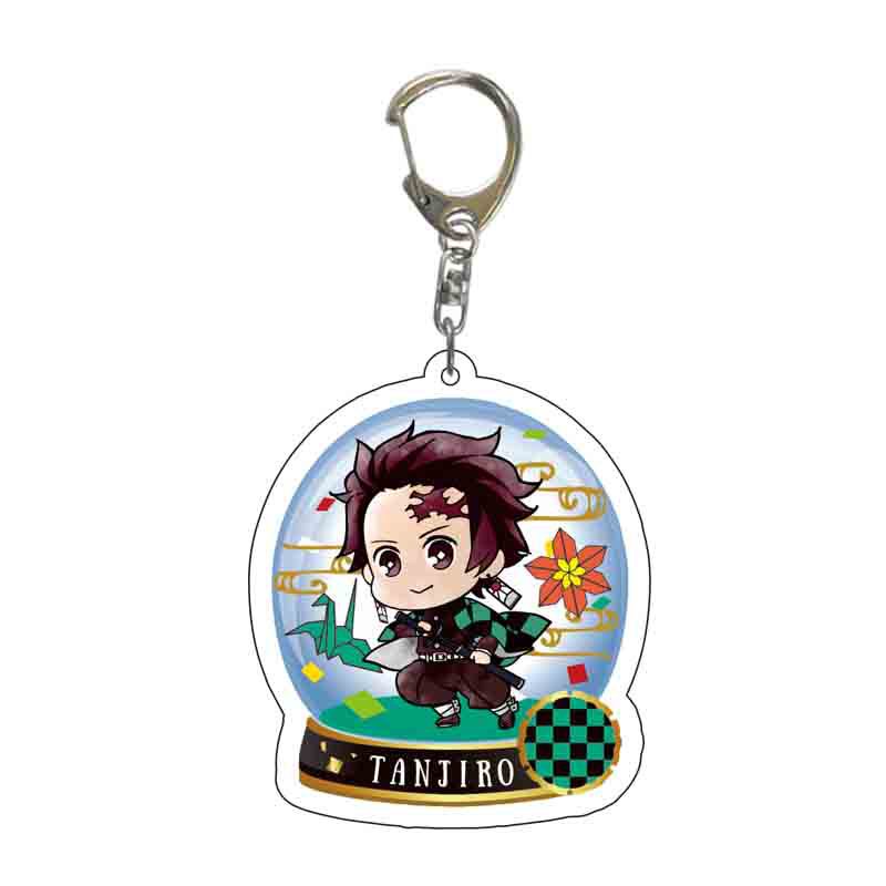 Sy2 Móc Chìa Khóa Bằng Acrylic Hình Gấu Trúc 6cm Tanjirou Nezuko Nezuko Tanjiro Zenitsu