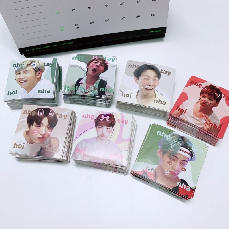 Sticker niêm phong BTS mẫu 1