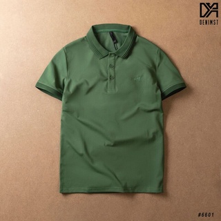 Áo Polo Nam WAY DENIMST 6601 Chất Cotton Cá Sấu, Mềm Mại, Thoáng Mát, Dáng Slim Fit