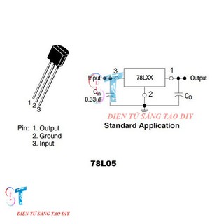 IC ổn áp 78L05 TO-92 0.1A 5V (Combo 5 con)