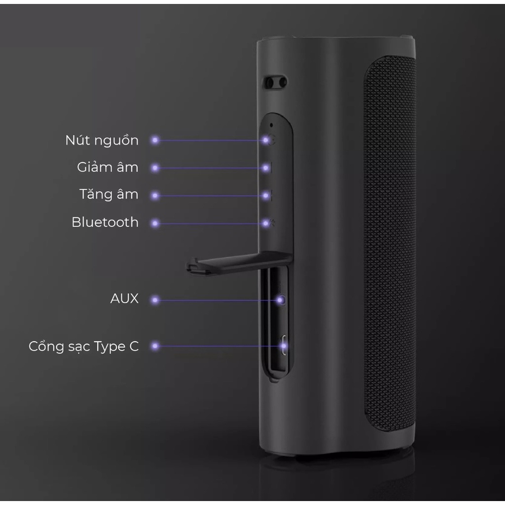 KÈM TÚI - Loa Bluetooth 5.0 Tronsmart Force 2 - Chống Nước IPX7, Công Suất 30W, Chip Qualcomm QCC3021 - Hàng Chính Hãng