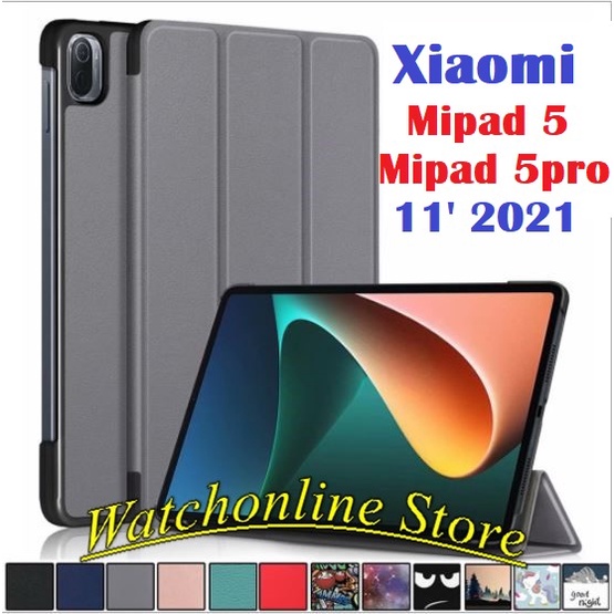 Bao Da Xiaomi Mi Pad 5 Mipad 5 pro Mipad 5 Mipad 5 pro Nắp Gập Từ Tính Chống Dấu Vân Tay