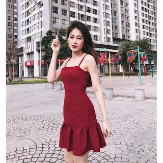 ĐẦM 2 DÂY BÈO LAI D3137115 ( 2 MÀU )