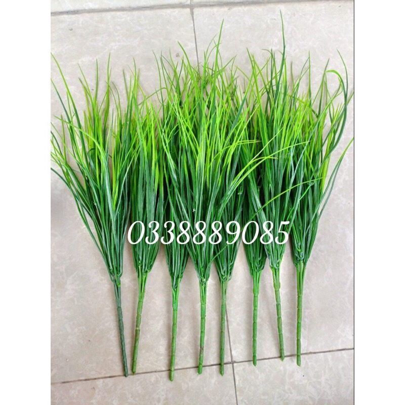 Cỏ mưa (lúa xanh) giả trang trí sân vườn, derco nhà hàng khách sạn siêu xinh, hàng sẵn kho