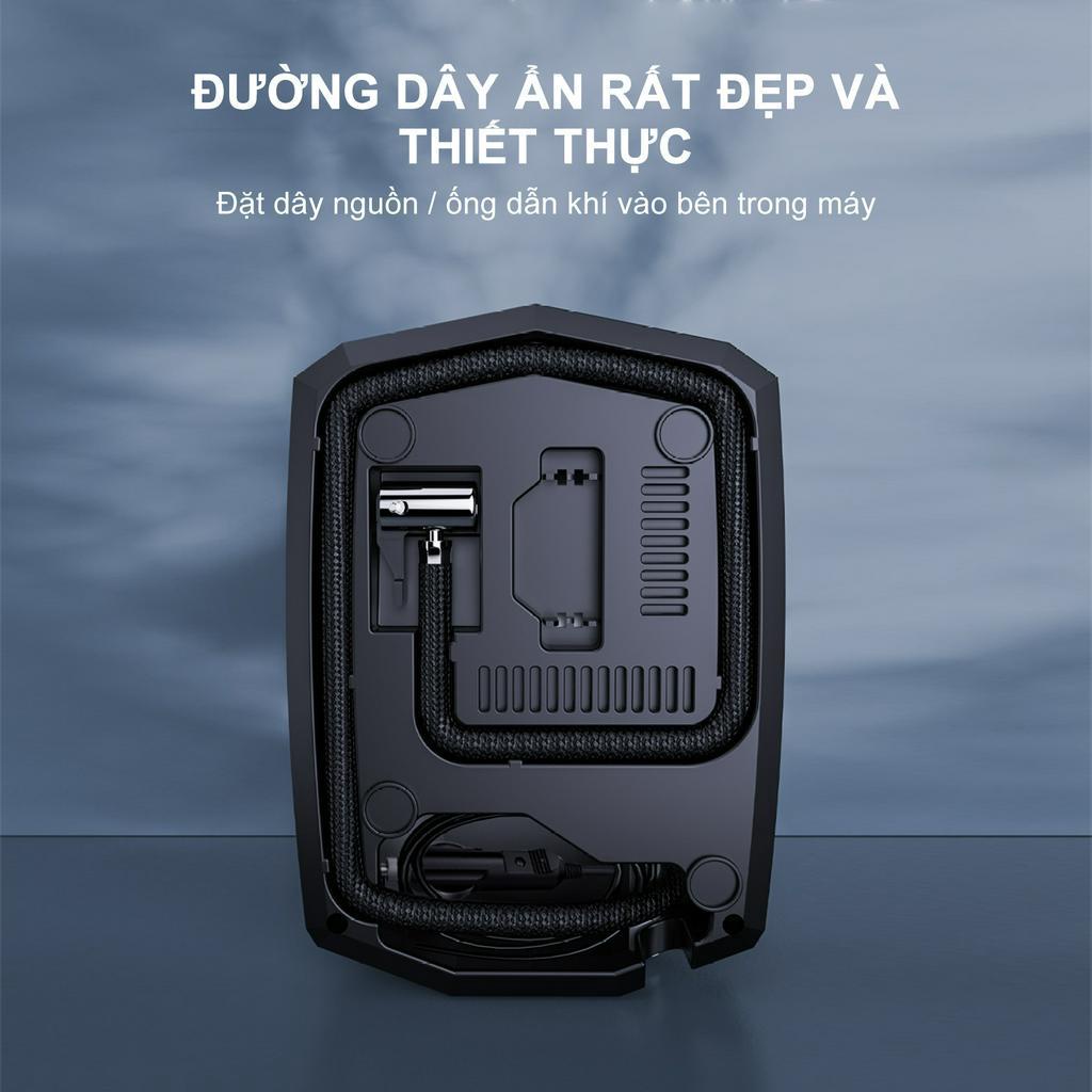 Bơm Lốp Ô Tô, Xe Hơi Điện Tử Tự Ngắt，đầu bơm hơi xe máy  bơm không khí đa chức năng 12V 19 xi lanh màn hình kỹ thuật số