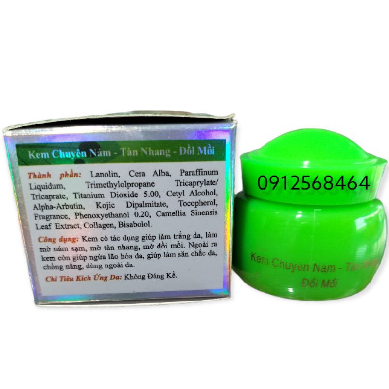 Kem Trà Xanh Green Tea Ngăn Ngừa Nám Tàn Nhang Đồi Mồi Trắng Da