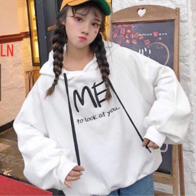 [FREESHIP ĐƠN TỪ 50K] Áo hoodie ME to look chữ ngực LNG1019