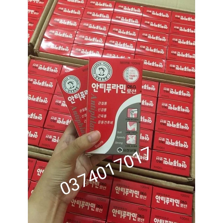 DẦU NÓNG  ANTIPHLAMINE HÀN QUỐC , CAM KẾT HÀNG CHÍNH HÃNG