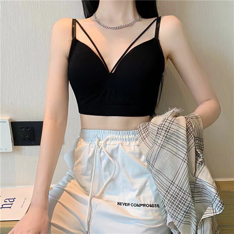 [Xả - dọn kho]Áo Bra Nữ Áo Lót Nữ cao cấp Vải cotton mút liền nâng ngực cực tốt cổ chữ v sexy PASANA2030
