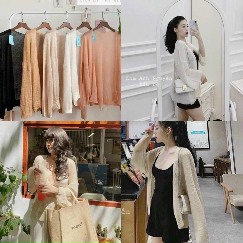 KHOÁC LEN CARDIGAN MỎNG