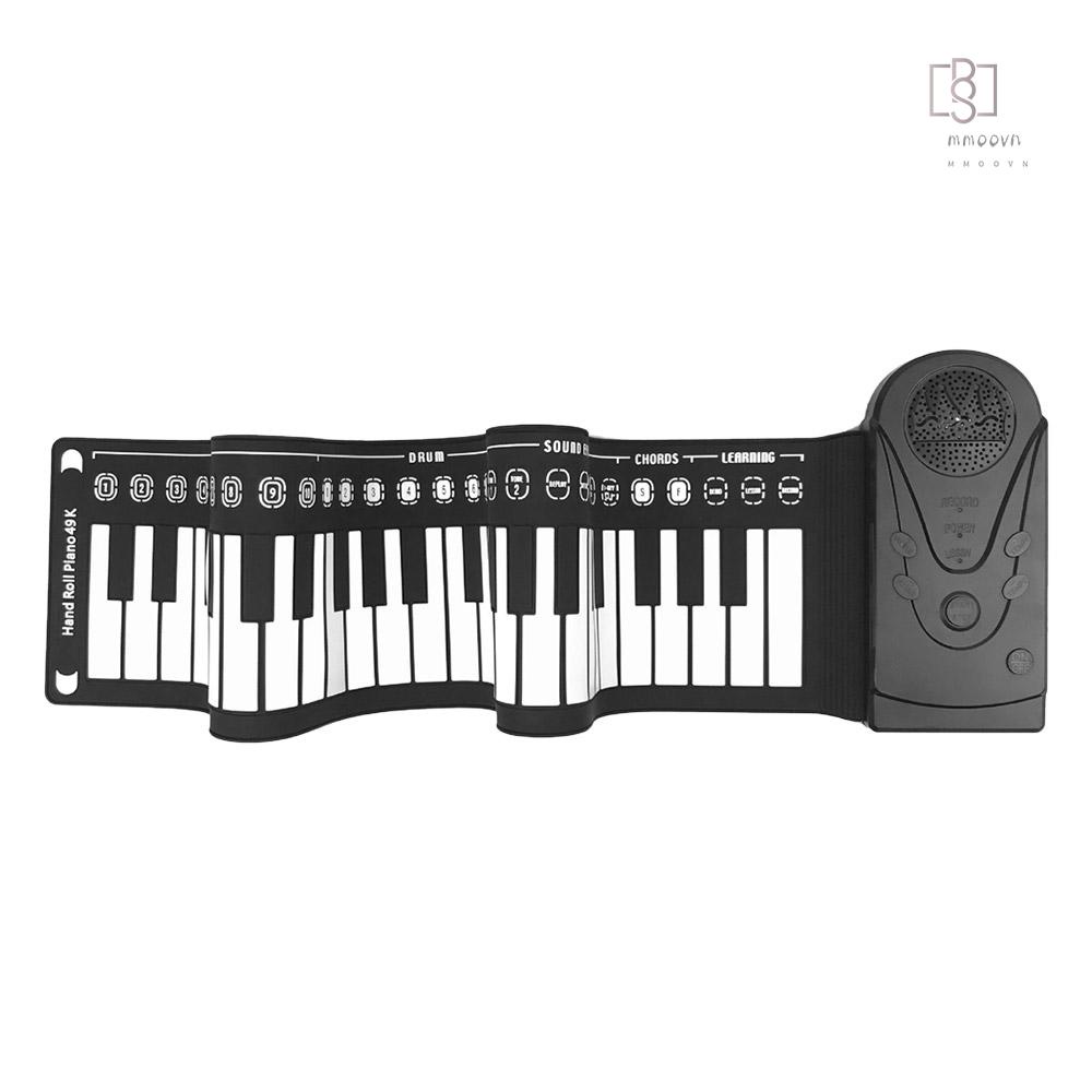 Đàn Piano Cuộn 49 Phím Có Thể Gấp Gọn Kèm Loa Cho Trẻ Em / Người Lớn / Người Mới Bắt Đầu