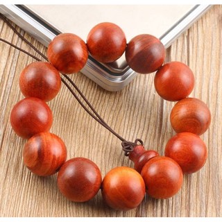 Vòng tay phong thủy Gỗ Huyết Long 15 hạt 15mm