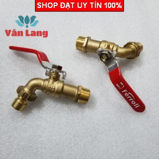 Vòi khoá nước gạt đồng Phi 27 Ferroli - Hàng chính hãng