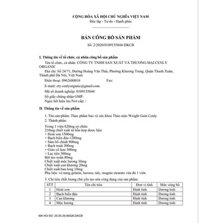 Thảo Mộc Tăng Cân WEIGHT GAIN (tặng kèm son)