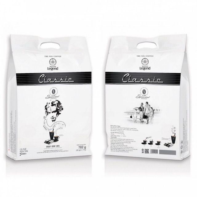 Cà phê Trung Nguyên Legend Classic bịch 50 gói mẫu mới nhất