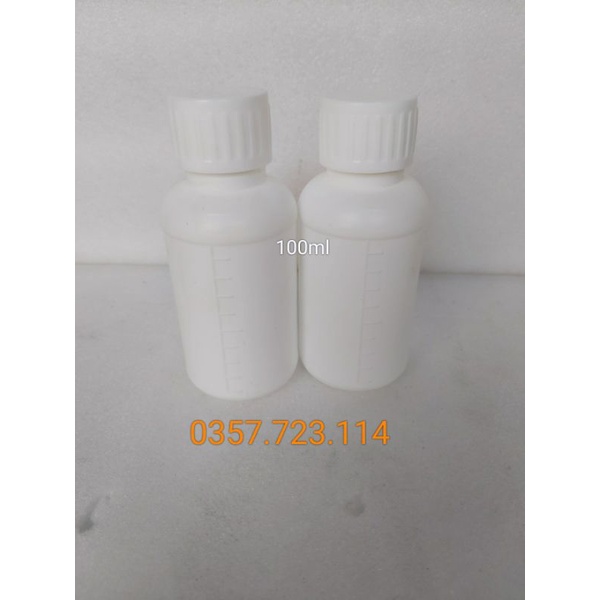 Chai nhựa 100ml chia vạch HDPE