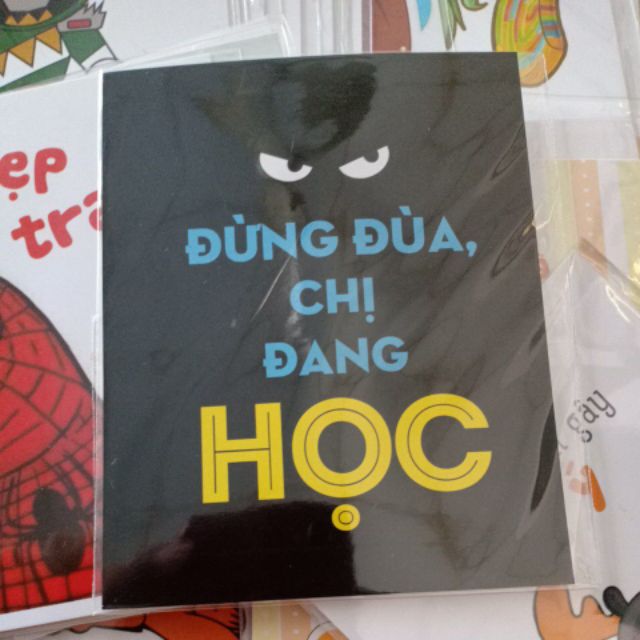 Poster nhựa những câu nói vui nhộn