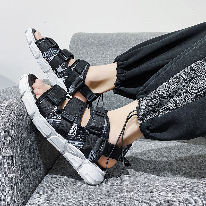 Dép Sandal Mùa Hè Thoáng Khí Phong Cách Hàn Quốc Cho Nam