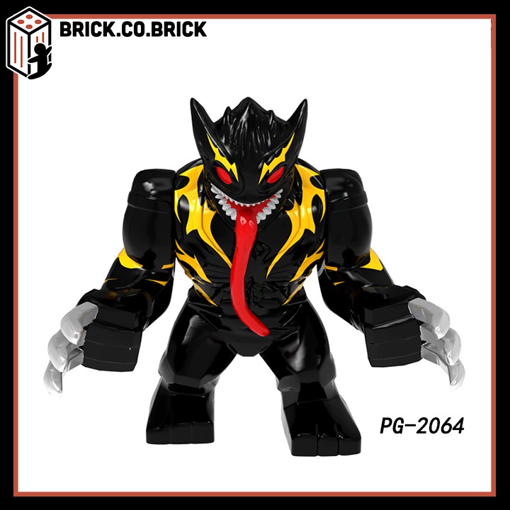 Iron Man Patriot Venom Symbiote Wolverine Đồ Chơi Lắp Ráp Minifigure Mini Bigfig Siêu Anh Hùng Marvels DC PG8241