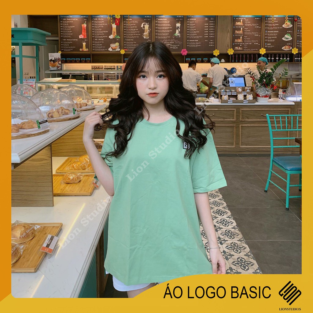 Áo logo_basic tay lỡ dáng rộng, hàng thiết kế cực đẹp [cam kết hoàn tiền nếu không đúng chất lượng]