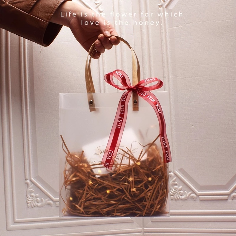 Túi Xách Tay Bằng Nhựa PVC Trong Suốt Dành Cho Nữ