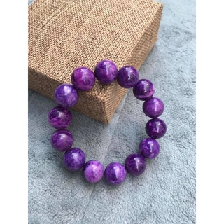 Vòng tay đá mắt rồng tím 14ly