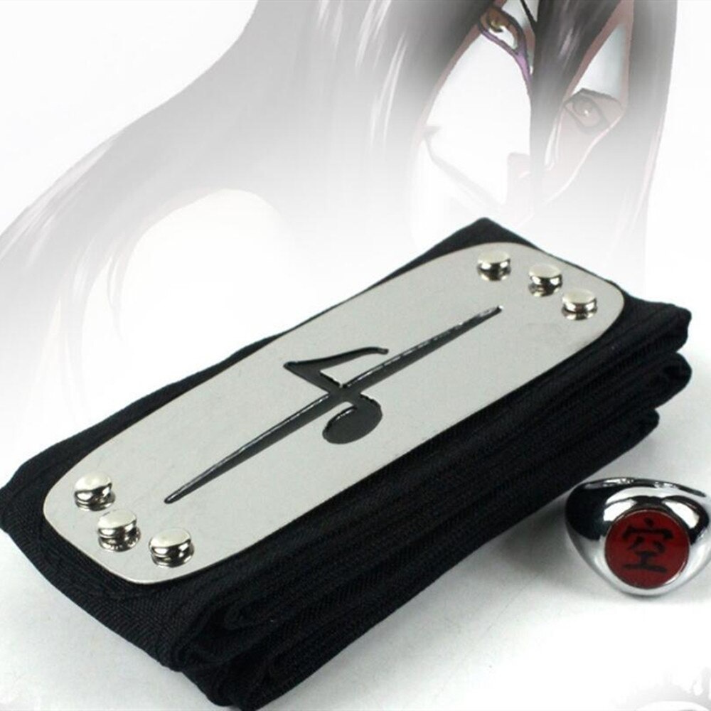 Set 2 Phụ Kiện Băng Đô Hóa Trang Nhân Vật Anime Naruto Kakashi