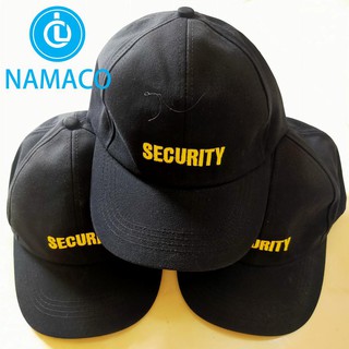 Nón bảo vệ thêu chữ security, nón kết security màu đen dùng cho bảo vệ chuyên nghiệp - Bảo hộ lao động Thành Phong