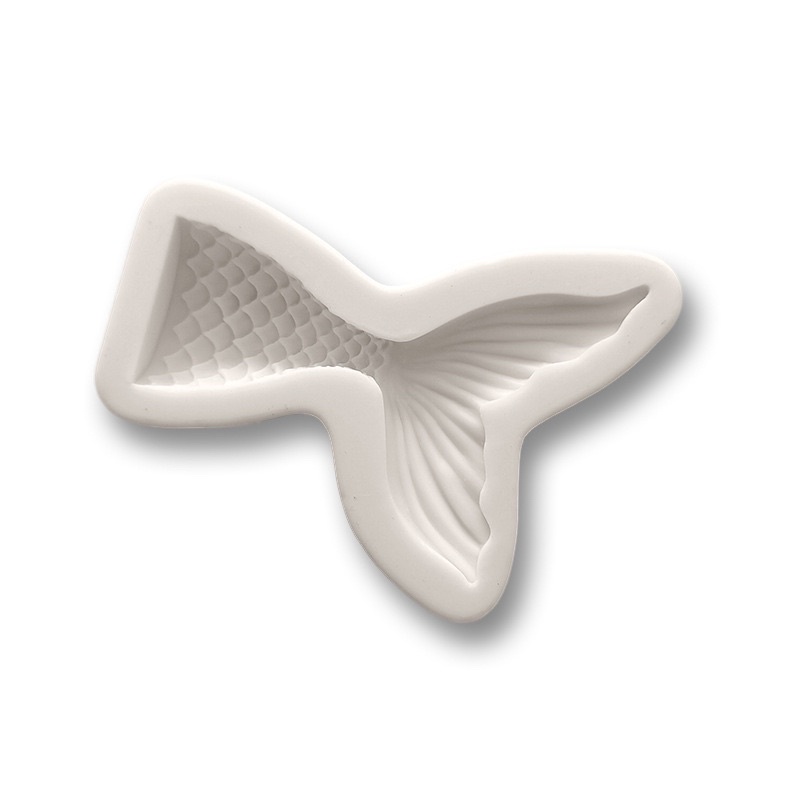 khuôn silicon đuôi cá hàng đẹp trang trí bánh