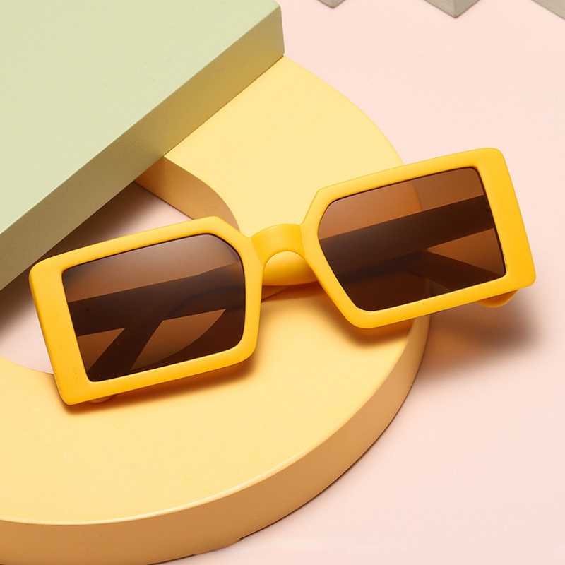 Kính Mát Hình Chữ Nhật Màu Kẹo Phong Cách Hàn Quốc Dễ Thương Cho Bé