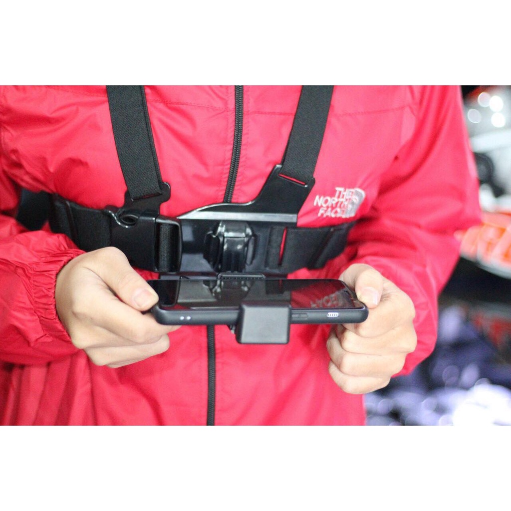 ✔️ Dây Đeo Ngực Cho Điện Thoại Làm Máy Quay Video Độc Đáo