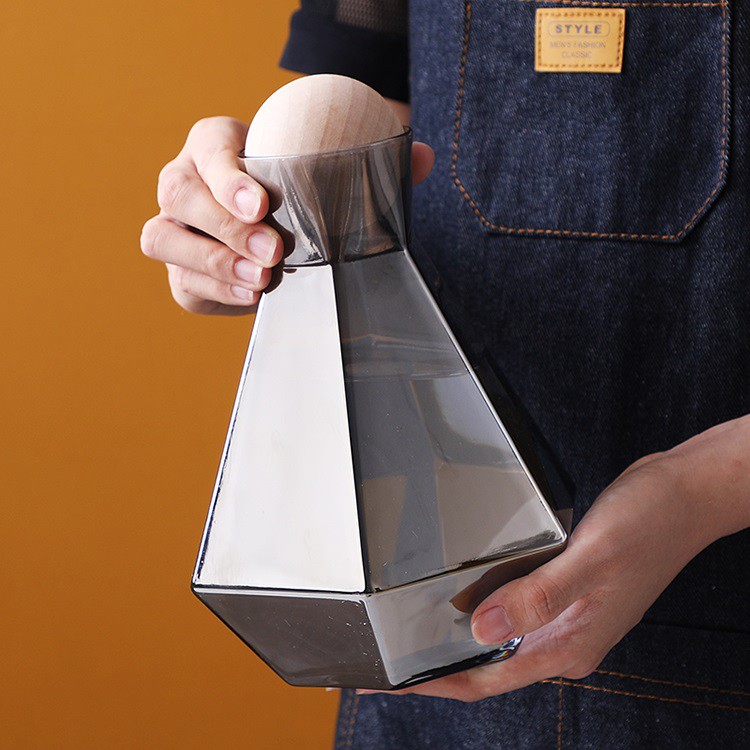 Bình nước thủy tinh kim cương - 1.3L