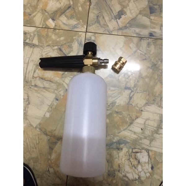 Bình phun tạo bọt tuyết 1000ml , bình xịt tạo bọt tuyết dùng cho máy rửa xe, bình bọt tuyết rửa xe tiện lợi