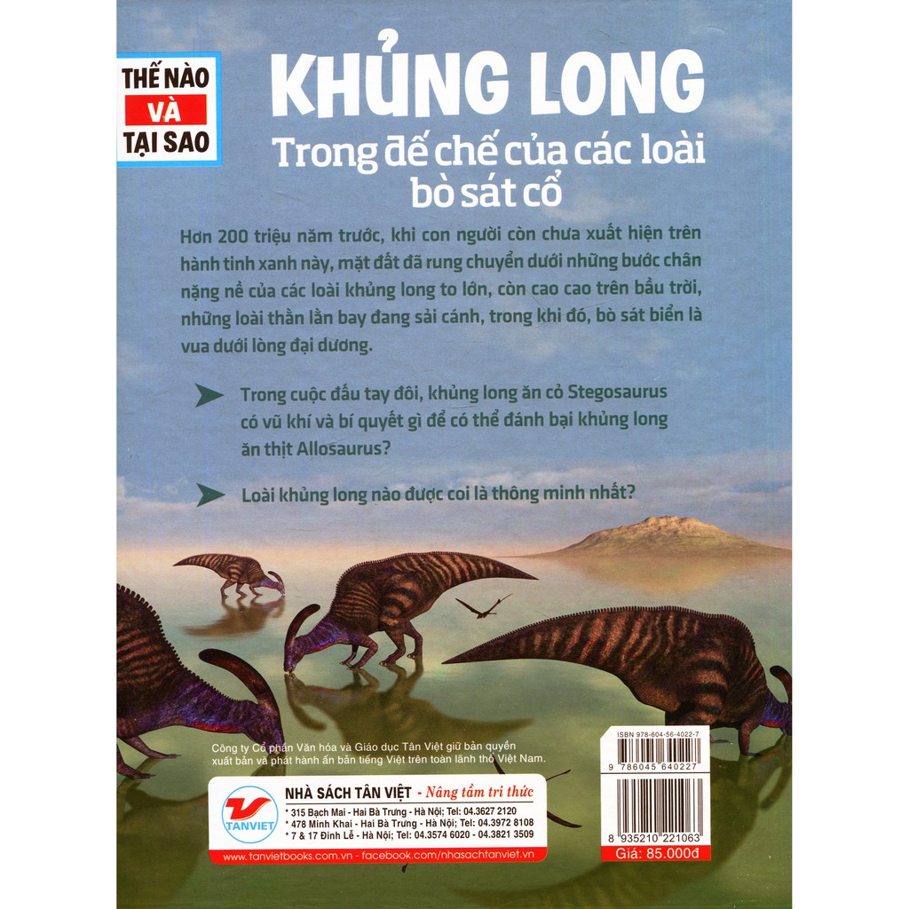 Sách - Thế Nào Và Tại Sao - Khủng Long - Trong Đế Chế Của Các Loài Bò Sát Cổ