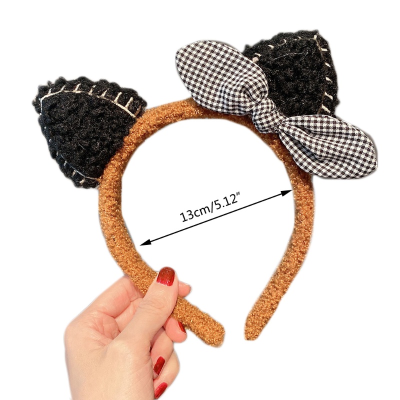 Băng Đô Tai Mèo Lông Xù Đáng Yêu Dành Cho Bé Chụp Ảnh