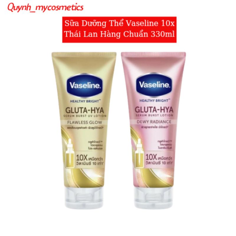Sữa dưỡng thể Vaseline 10X GLUTA-HYA Serum 300ml Thái Lan chính hãng