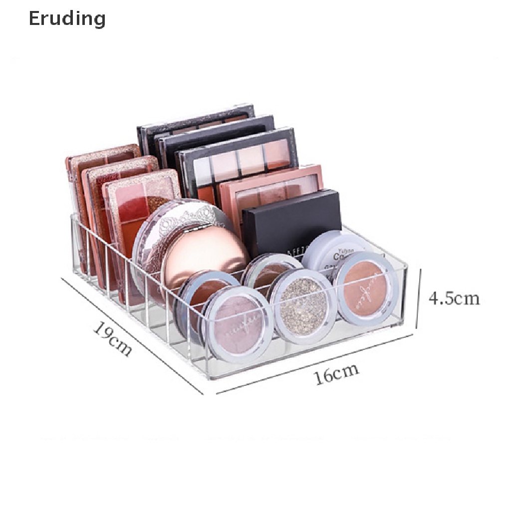 Giá Đỡ Mỹ Phẩm 7 Ngăn Bằng Nhựa Trong Suốt Tiện Lợi