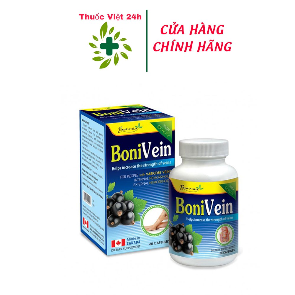 BoniVein Hộp 30 viên - Hỗ trợ điều trị trĩ, giãn tĩnh mạch