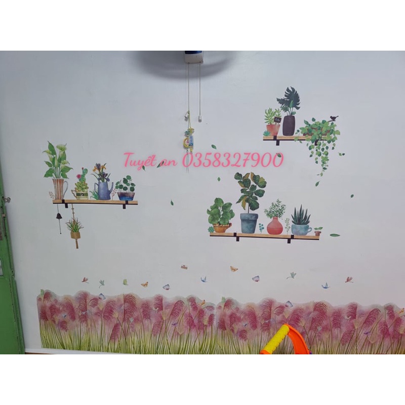 Decal dán Tường Hàn quốc  . Tổng hợp 20 mẫu kèm kích thước.