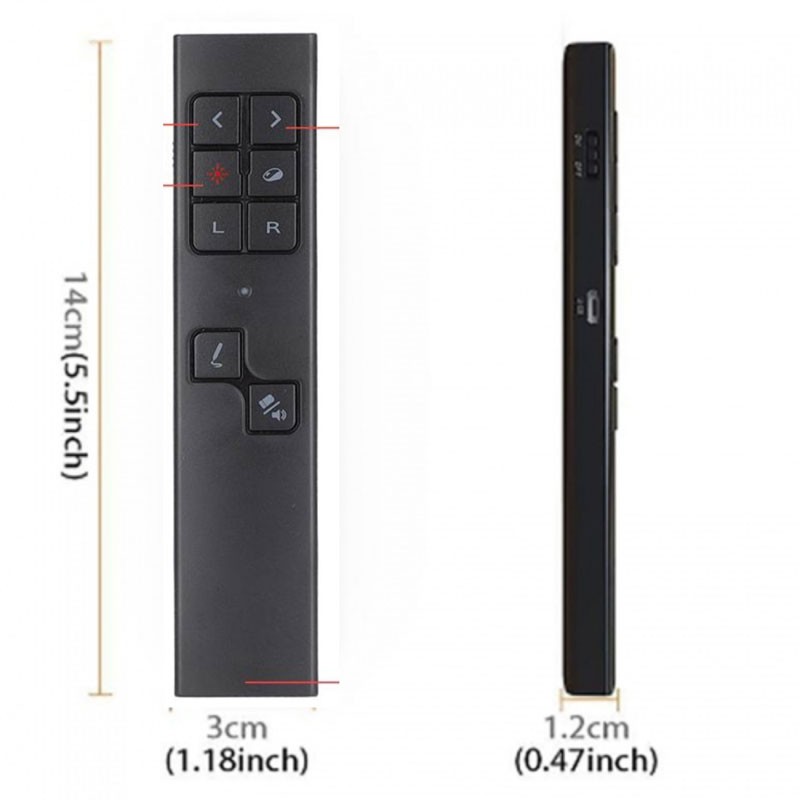 Bút trình chiếu laser Wireless Presenter PP-930