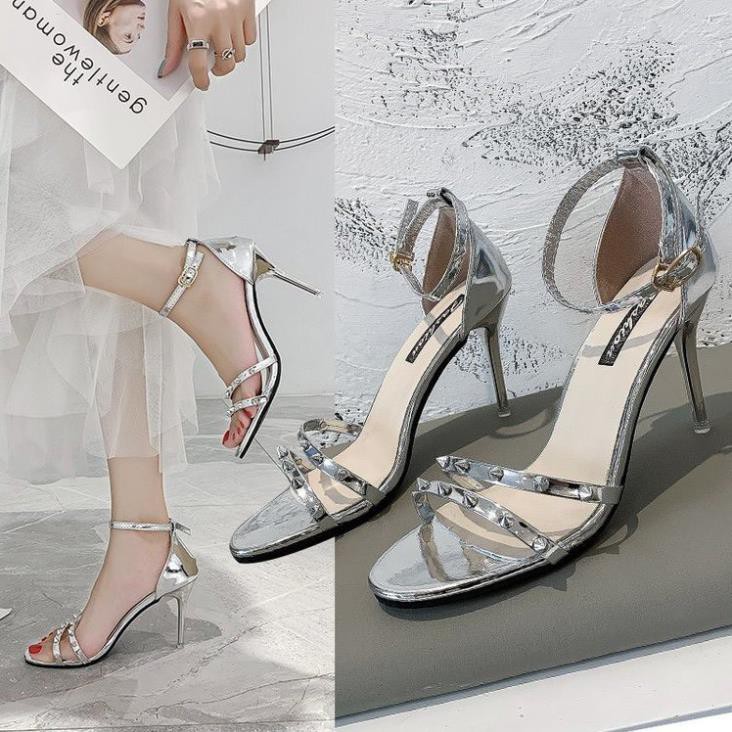Giày đinh tán gợi cảm 7cm - Giày cao gót tôn dáng, lịch sự, nhiều màu